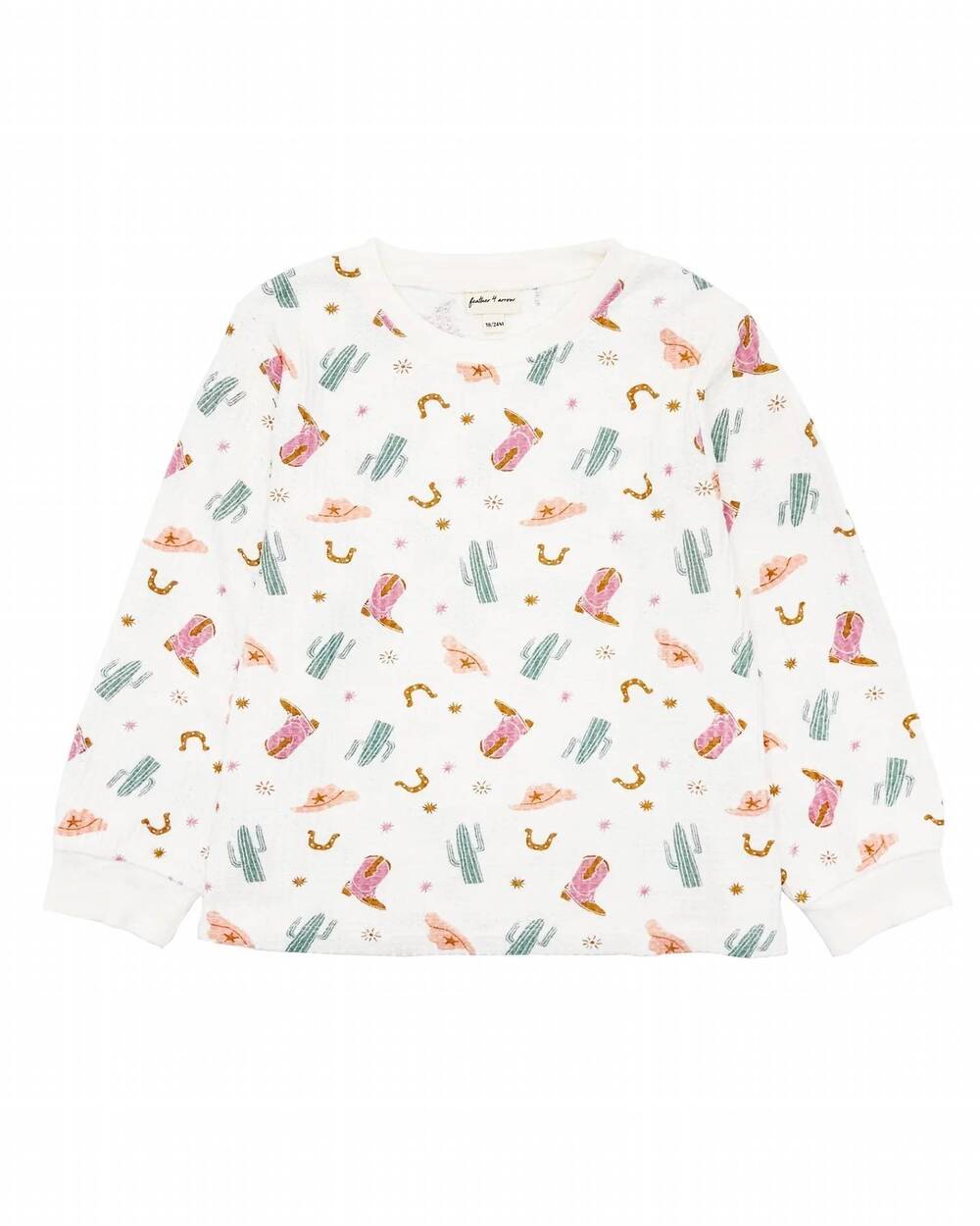 NEW FEATHER 4 ARROW kid's anna thermal top in ivory